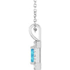 Natural Blue Zircon | Emerald | 5 x 3mm