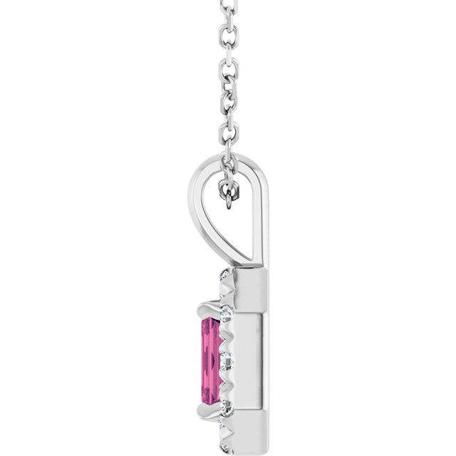 Natural Pink Tourmaline | Emerald | 5 x 3mm