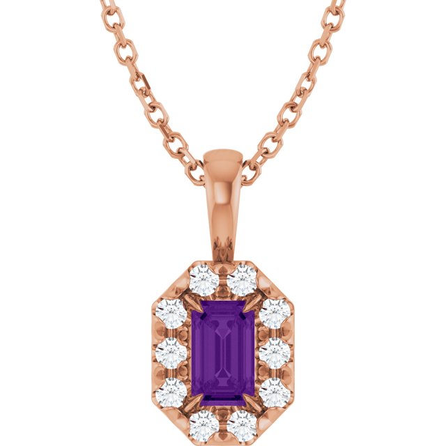 Natural Amethyst | Emerald | 5 x 3mm