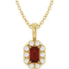 Natural Mozambique Garnet | Emerald | 5 x 3mm