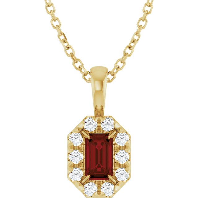 Natural Mozambique Garnet | Emerald | 5 x 3mm