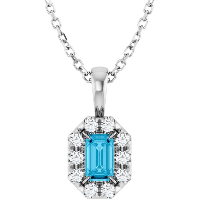Natural Aquamarine | Emerald | 5 x 3mm