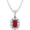 Lab-Grown Ruby | Emerald | 5 x 3mm | Natural Ruby | Emerald | 5 x 3mm