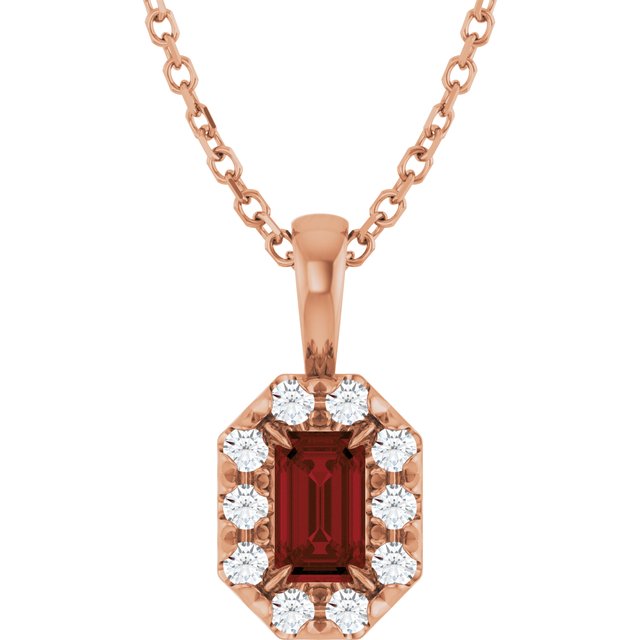 Natural Mozambique Garnet | Emerald | 5 x 3mm
