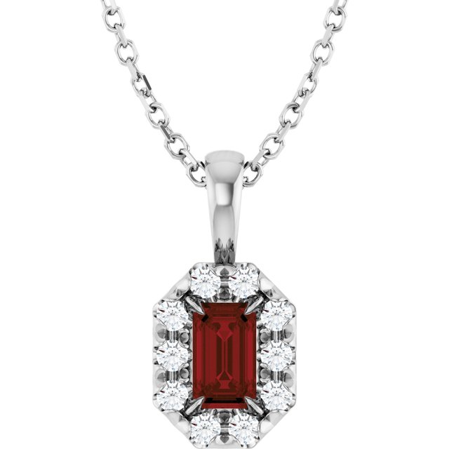 Natural Mozambique Garnet | Emerald | 5 x 3mm