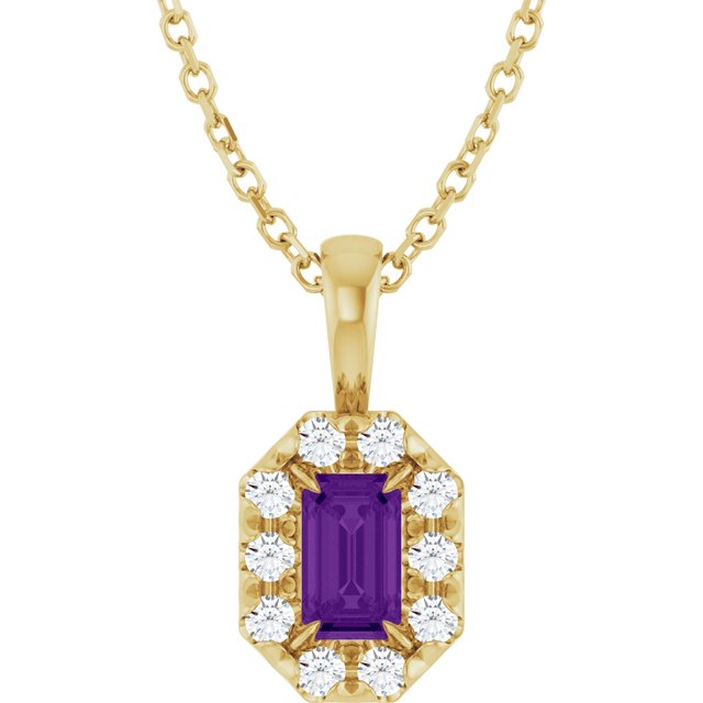 Natural Amethyst | Emerald | 5 x 3mm