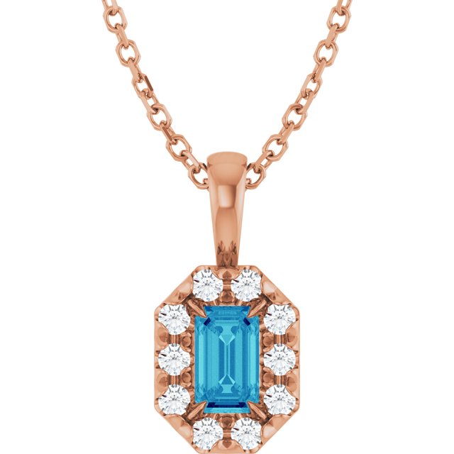 Natural Blue Zircon | Emerald | 5 x 3mm