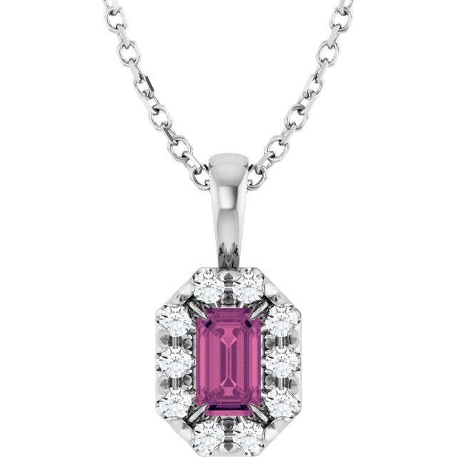 Natural Pink Tourmaline | Emerald | 5 x 3mm
