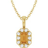 Natural Citrine | Emerald | 5 x 3mm