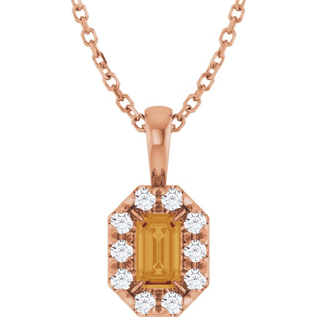 Natural Citrine | Emerald | 5 x 3mm