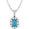 Natural Blue Zircon | Emerald | 5 x 3mm