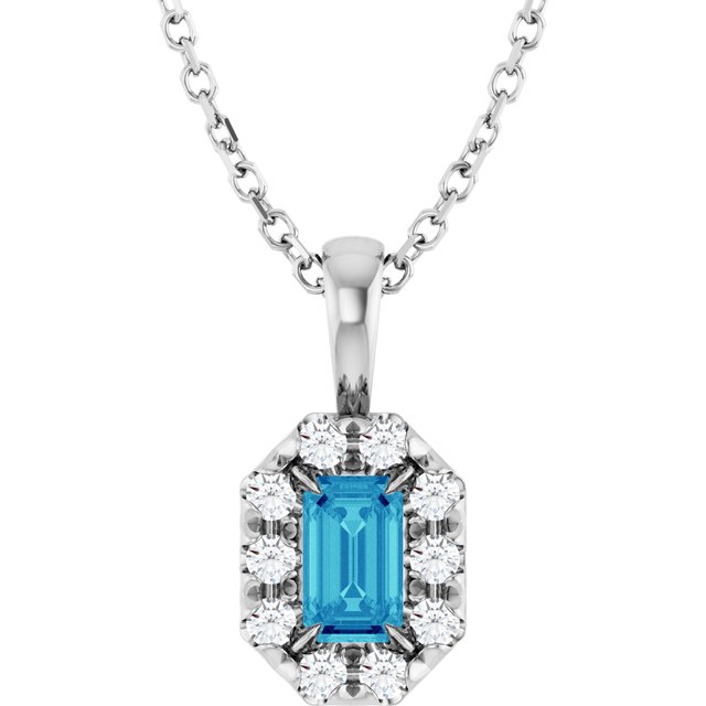 Natural Blue Zircon | Emerald | 5 x 3mm