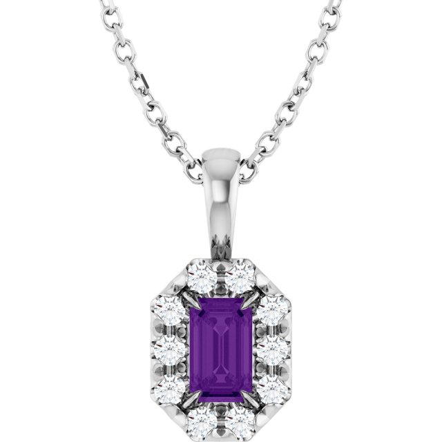 Natural Amethyst | Emerald | 5 x 3mm