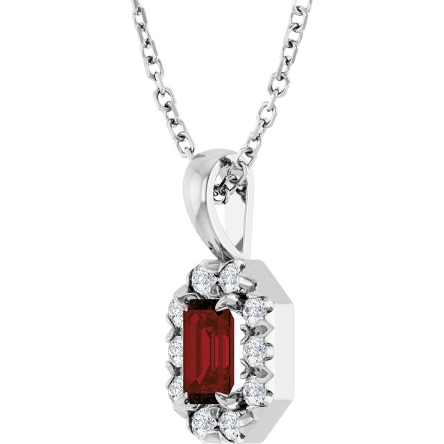 Natural Mozambique Garnet | Emerald | 5 x 3mm
