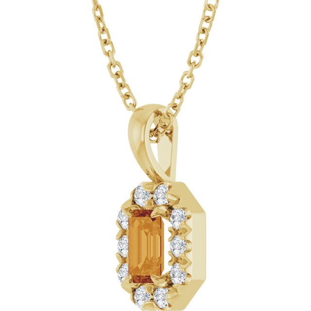 Natural Citrine | Emerald | 5 x 3mm