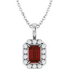 Natural Mozambique Garnet | Emerald | 6 x 4mm