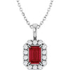 Lab-Grown Ruby | Emerald | 6 x 4mm | Natural Ruby | Emerald | 6 x 4mm