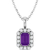 Natural Amethyst | Emerald | 6 x 4mm