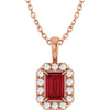 Lab-Grown Ruby | Emerald | 6 x 4mm | Natural Ruby | Emerald | 6 x 4mm