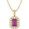 Natural Pink Tourmaline | Emerald | 6 x 4mm