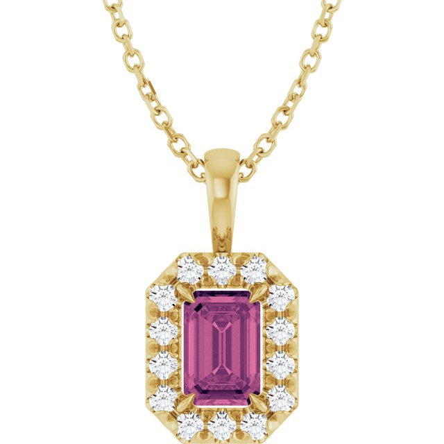 Natural Pink Tourmaline | Emerald | 6 x 4mm