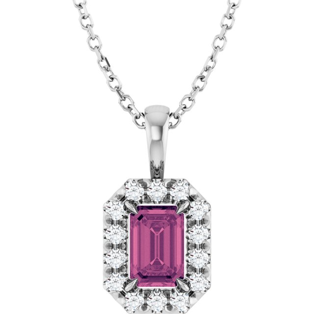 Natural Pink Tourmaline | Emerald | 6 x 4mm