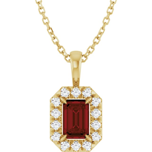 Natural Mozambique Garnet | Emerald | 6 x 4mm