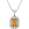 Natural Citrine | Emerald | 6 x 4mm