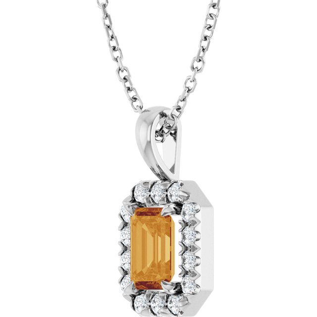 Natural Citrine | Emerald | 6 x 4mm