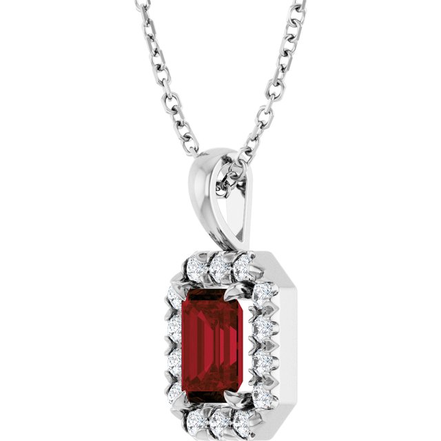 Natural Mozambique Garnet | Emerald | 6 x 4mm
