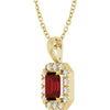 Natural Mozambique Garnet | Emerald | 6 x 4mm