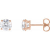 Lab-Grown Diamond | Round | 5.75mm :: 1 1/2 Ctw | Natural Diamond | Round | 5.75mm :: 1 1/2 Ctw