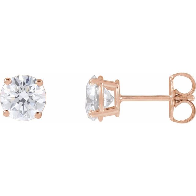 Lab-Grown Diamond | Round | 5.75mm :: 1 1/2 Ctw | Natural Diamond | Round | 5.75mm :: 1 1/2 Ctw