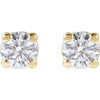 Lab-Grown Diamond | Round | 3mm :: 1/5 Ctw | Natural Diamond | Round | 3.25mm :: 1/3 Ctw