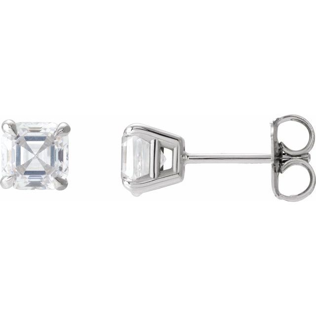 Natural Diamond | Asscher | 3.5 x 3.5mm :: 1/2 Ctw | Natural Diamond | Asscher | 3 x 3mm :: 1/3 Ctw | Natural Diamond | Asscher | 4 x 4mm :: 5/8 Ctw