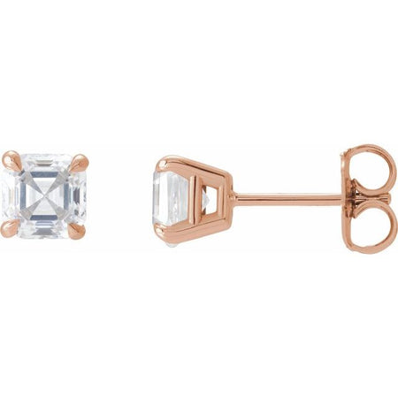 Natural Diamond | Asscher | 3.5 x 3.5mm :: 1/2 Ctw | Natural Diamond | Asscher | 3 x 3mm :: 1/3 Ctw | Natural Diamond | Asscher | 4 x 4mm :: 5/8 Ctw