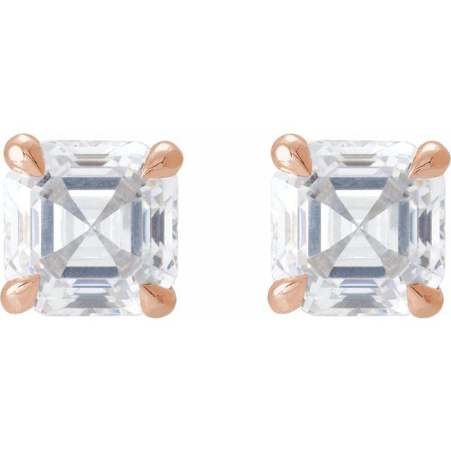 Natural Diamond | Asscher | 3.5 x 3.5mm :: 1/2 Ctw | Natural Diamond | Asscher | 3 x 3mm :: 1/3 Ctw | Natural Diamond | Asscher | 4 x 4mm :: 5/8 Ctw