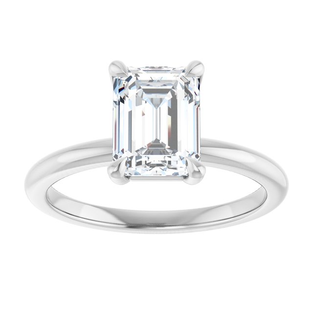 Lab-Grown Diamond | Emerald | 8 x 6mm