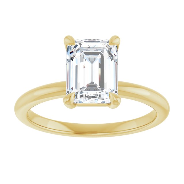 Lab-Grown Diamond | Emerald | 8 x 6mm