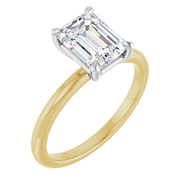 Lab-Grown Diamond | Emerald | 8 x 6mm