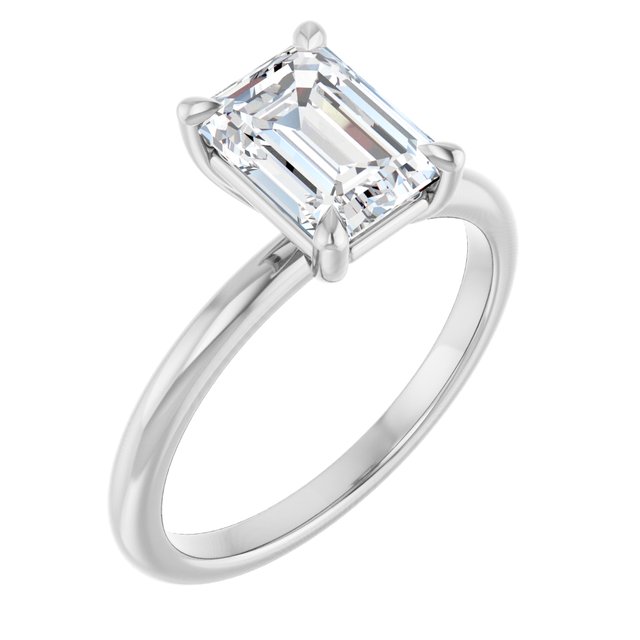 Lab-Grown Diamond | Emerald | 8 x 6mm