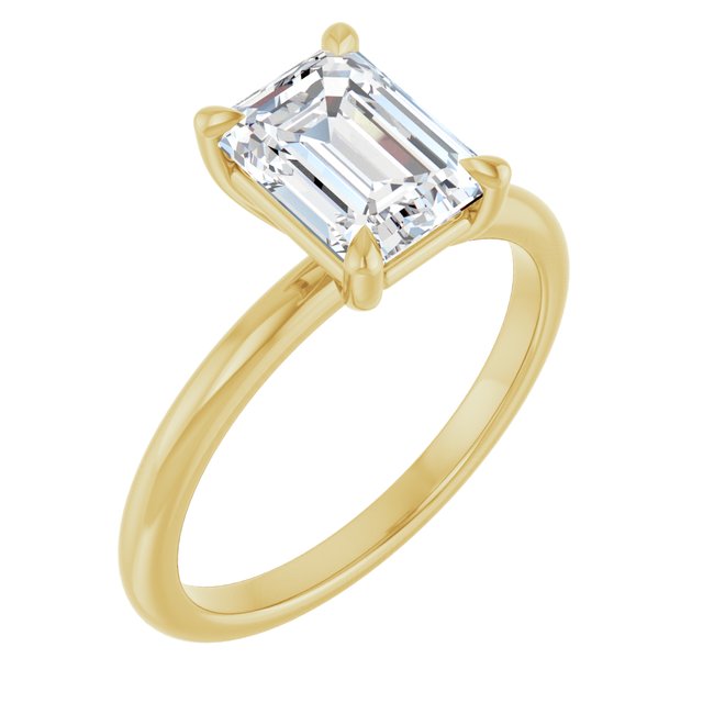 Lab-Grown Diamond | Emerald | 8 x 6mm
