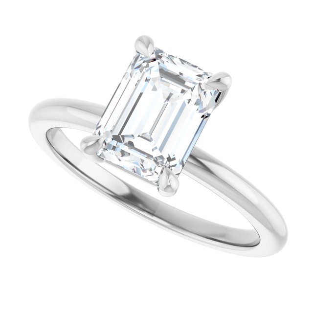 Lab-Grown Diamond | Emerald | 8 x 6mm