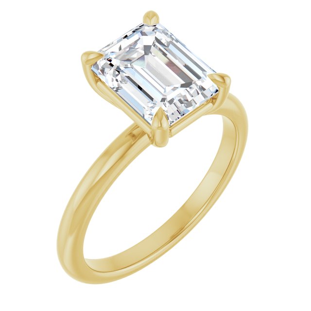 Lab-Grown Diamond | Emerald | 9 x 7mm