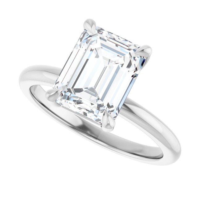 Lab-Grown Diamond | Emerald | 9 x 7mm
