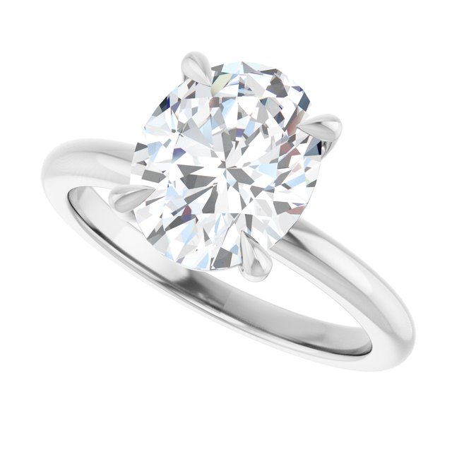 Lab-Grown Diamond | Oval | 10 x 8mm