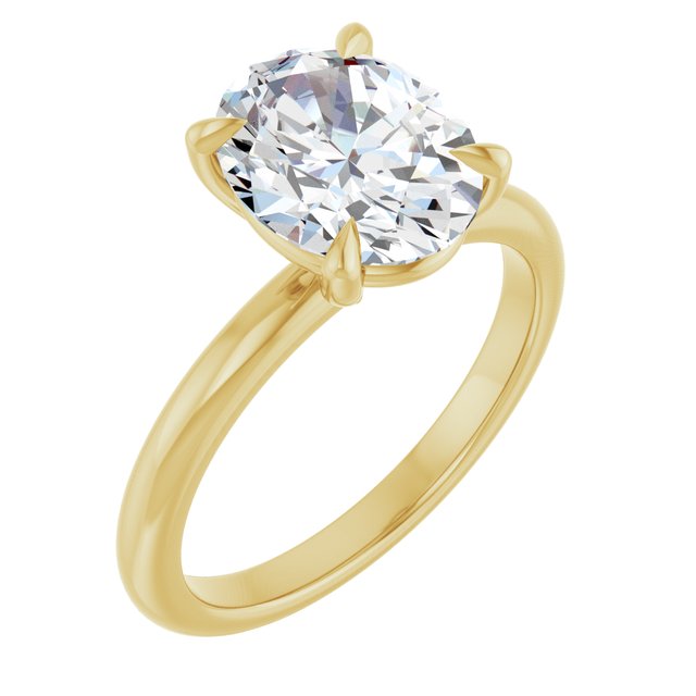 Lab-Grown Diamond | Oval | 10 x 8mm