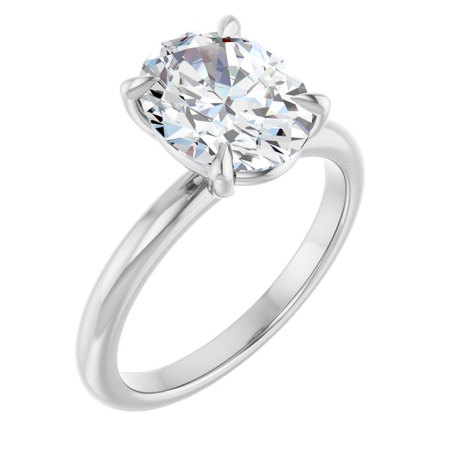 Lab-Grown Diamond | Oval | 10 x 8mm