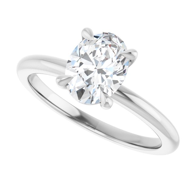 Lab-Grown Diamond | Oval | 8 x 6mm