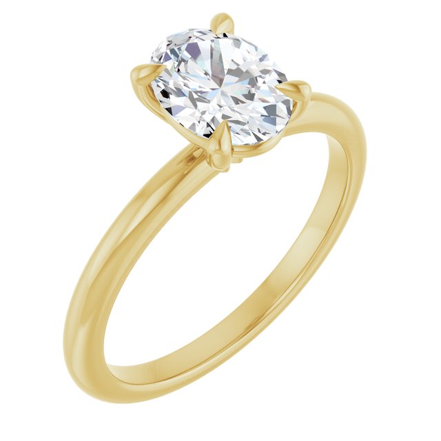 Lab-Grown Diamond | Oval | 8 x 6mm